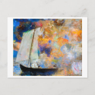 Flower Clouds, Redon Postcard