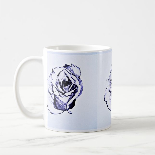 Flower  coffee mug (Left)