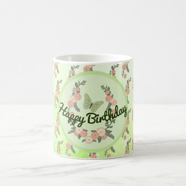 flower coffee mug (Center)