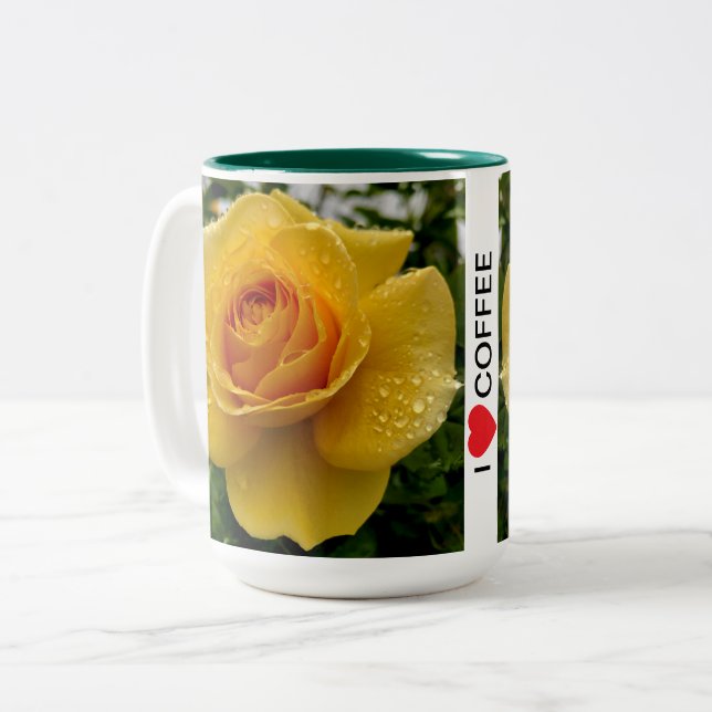 FLOWER COFFEE MUG (Front Left)