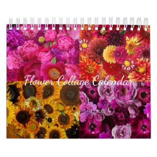 Flower Collage  Calendar