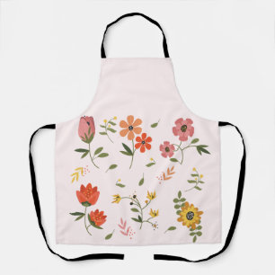 flower collection  apron