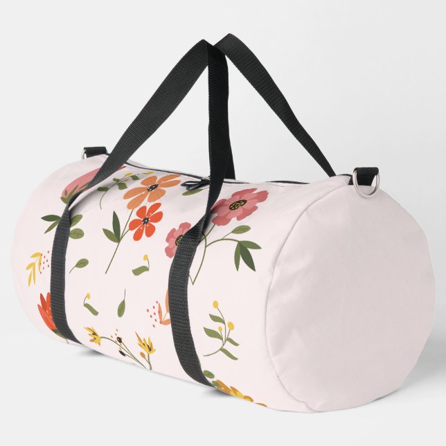 flower collection duffle bag (Left Corner)