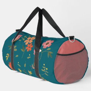 flower collection duffle bag