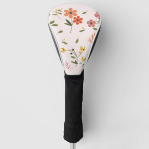 flower collection golf head cover