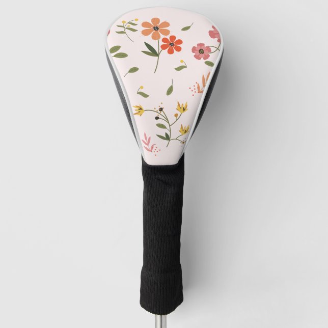 flower collection golf head cover (Front)