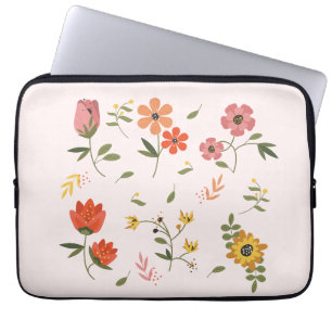 flower collection  laptop sleeve