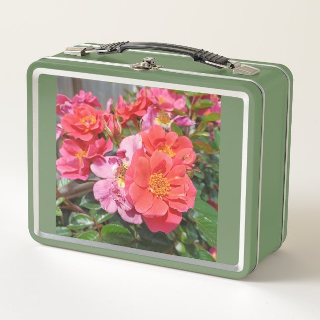 Flower Collection metal lunch box (Front)