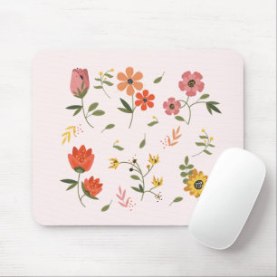 flower collection mouse mat
