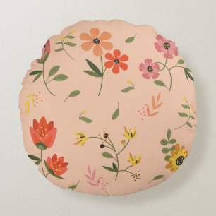 flower collection  round cushion