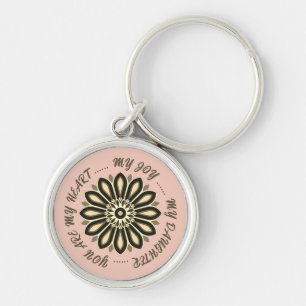 FLOWER COLOURFULL GIFT FOR MOM DAD SISTER SON BOSS KEY RING