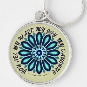 FLOWER COLOURFULL GIFT FORM MOM DAD SISTER SON BOS KEY RING