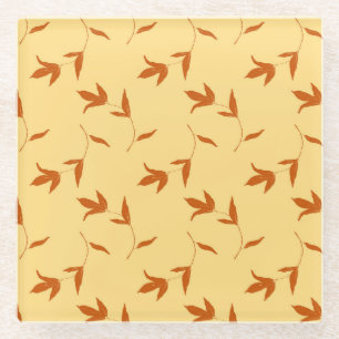 Flower Colouring Page Glass Coaster