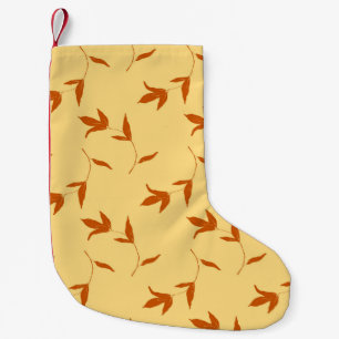 Flower Colouring Page Small Christmas Stocking