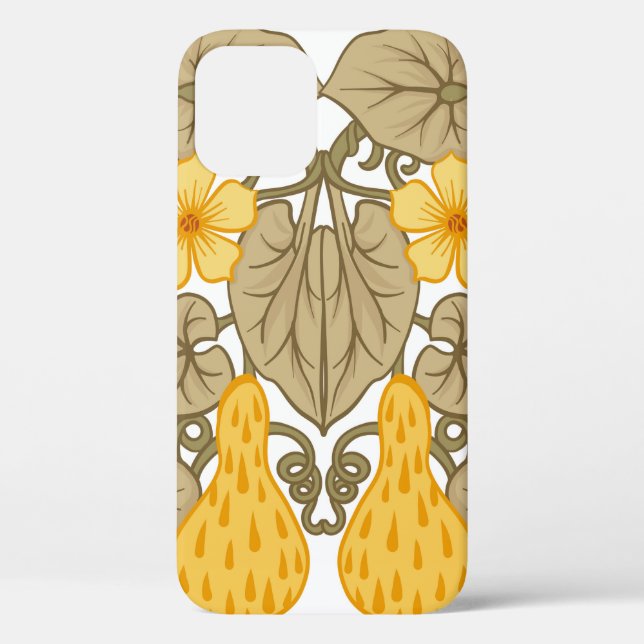 Flower composition. Elements in art nouveau style, Case-Mate iPhone Case (Back)