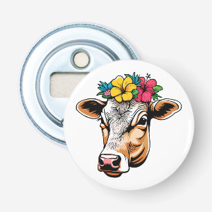 Flower Cow Bottle Opener