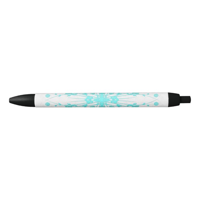 Flower Cross Black Ink Pen (Front)