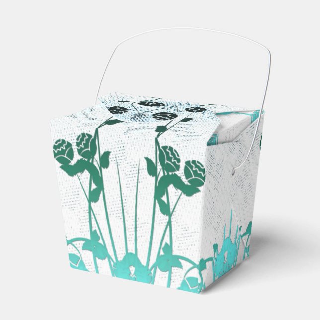 Flower Cross Favour Box (Front Side)