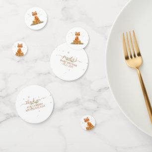 Flower Crown Fox Party Confetti