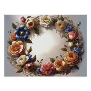 Flower crown poster