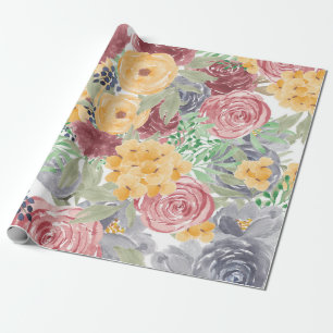 Flower Crown Wrapping Paper