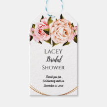 Flower Custom Gift Tag