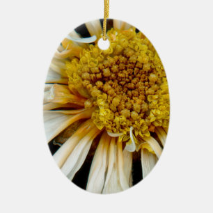Flower - Daisy - Drunken sun Ceramic Tree Decoration