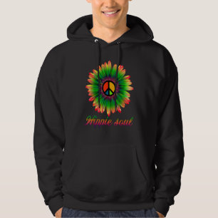 Flower Daisy Peace Sign Hippie Soul Daisy Flower H Hoodie