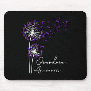 Flower Dandelion Faith Hope Love Purple Overdose A Mouse Mat