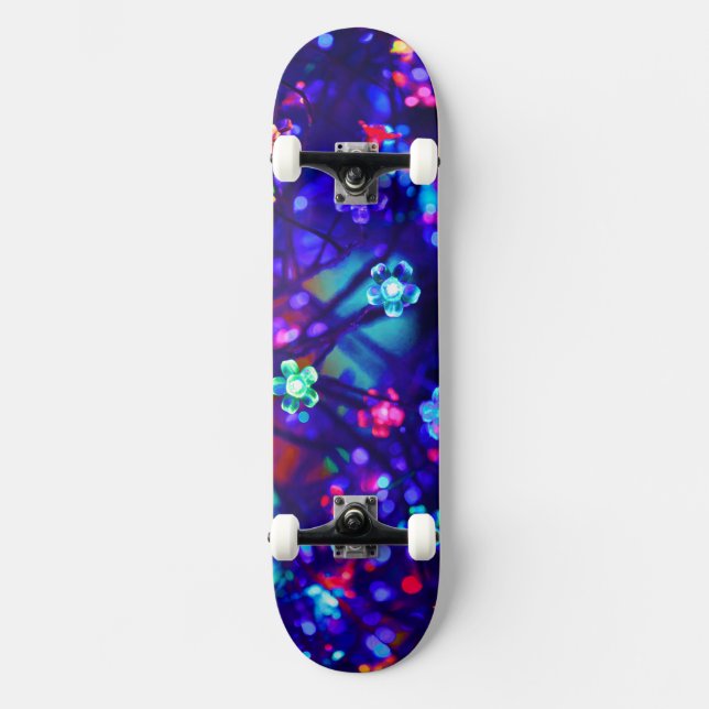 Flower Decor 76 Skateboard (Front)