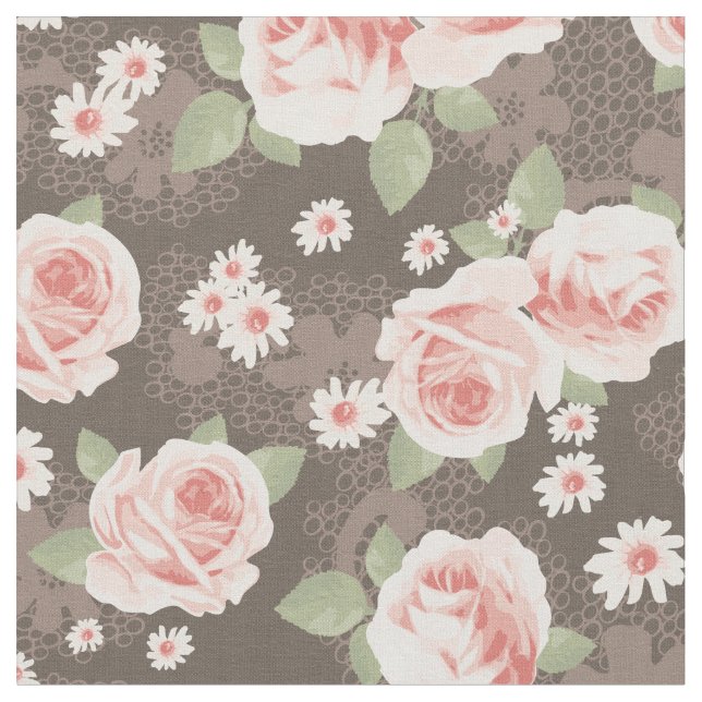 Flower Decor 80 Custom Fabrics Fabric (Close Up)