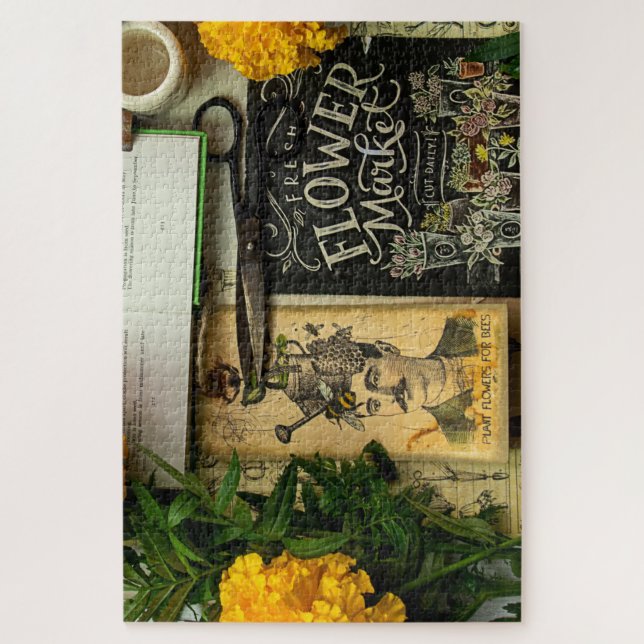 Flower Decoration  Jigsaw Puzzle (Vertical)