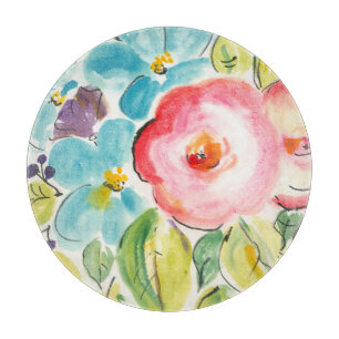 Flower Delight II Cutting Board