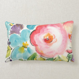 Flower Delight II Lumbar Cushion