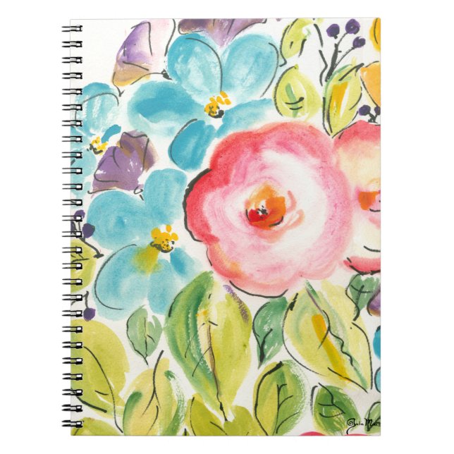 Flower Delight II Notebook (Front)