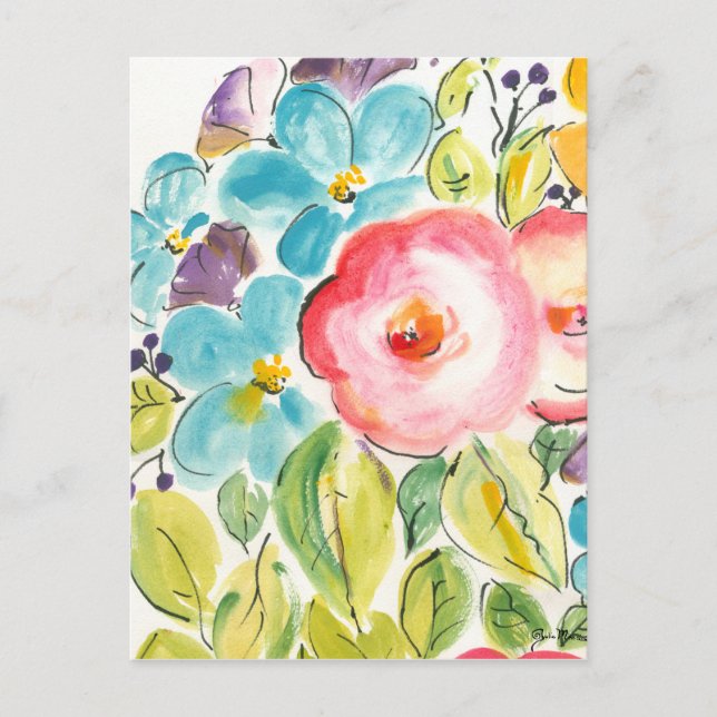 Flower Delight II Postcard (Front)