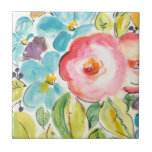 Flower Delight II Tile<br><div class="desc">Flower Delight II by Julia Minasian</div>