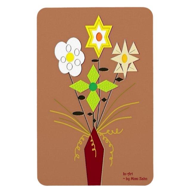 "Flower Delivery" 4 x 6 Flexible Photo Magnet (Vertical)