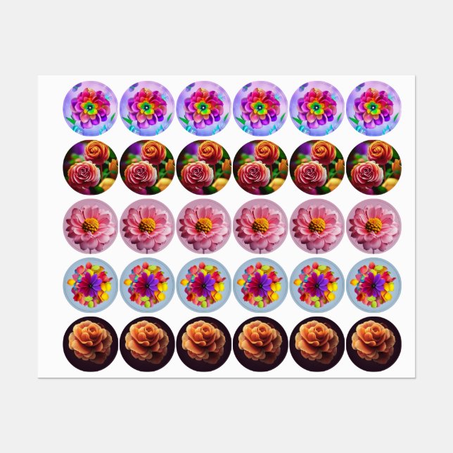  Flower design  (Sheet)