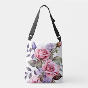 Flower design crossbody bag