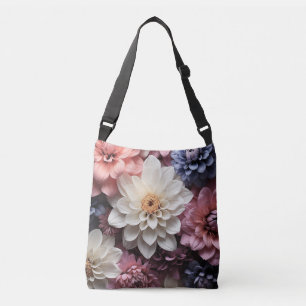 Flower design crossbody bag