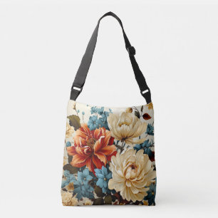 Flower design crossbody bag