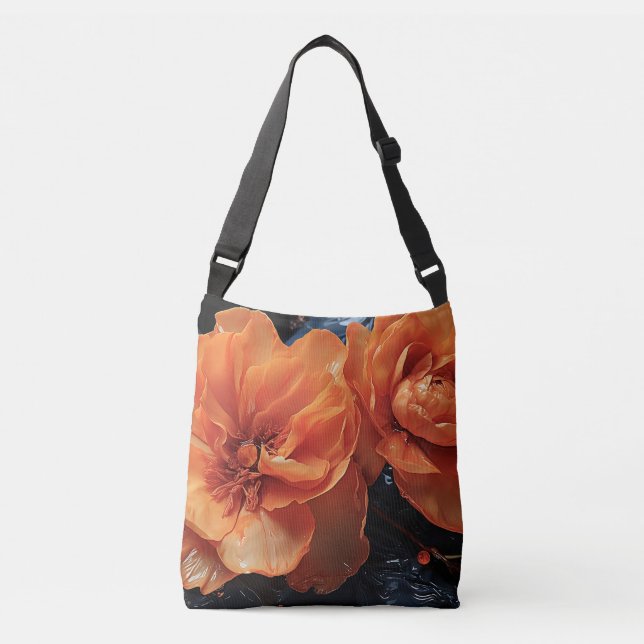 Flower design crossbody bag (Front)