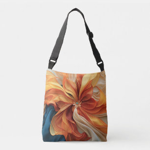 Flower design crossbody bag