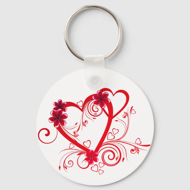 Flower Design keychain (Front)