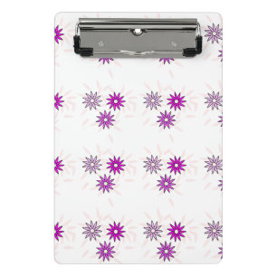 Flower design mini clipboard