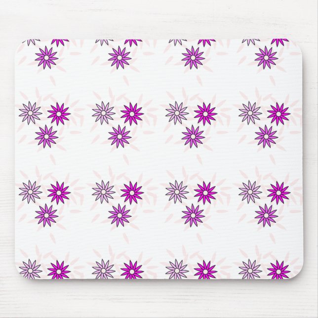 Flower design  mouse mat (Front)