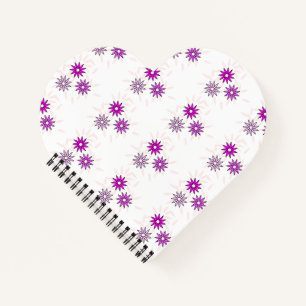 Flower design notebook