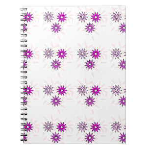 Flower design notebook