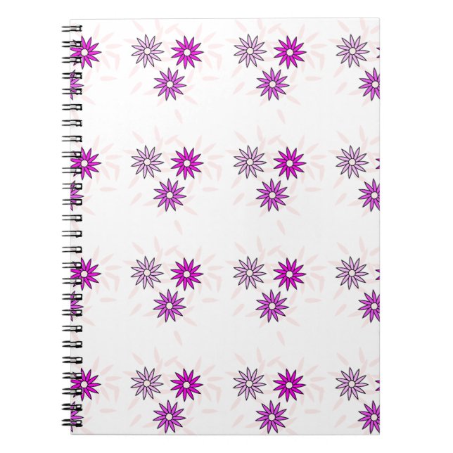 Flower design  notebook (Front)
